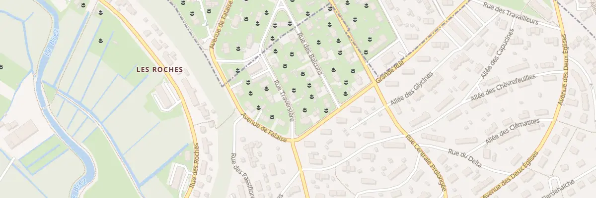 Plan du 9 Rue Traversière à Mondeville