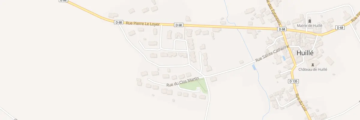 Plan du 3 Rue du Beignet à Huillé-Lézigné