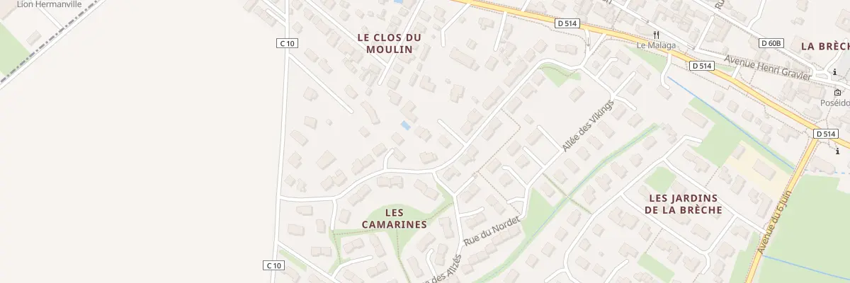 Plan du 218 Rue Flandres Dunkerque à Hermanville-sur-Mer