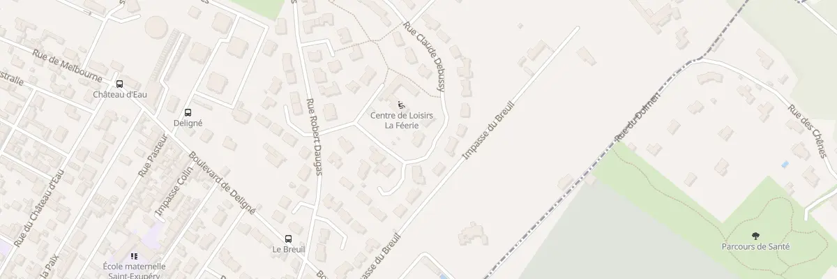 Plan du 11 Rue Claude Debussy à Cognac