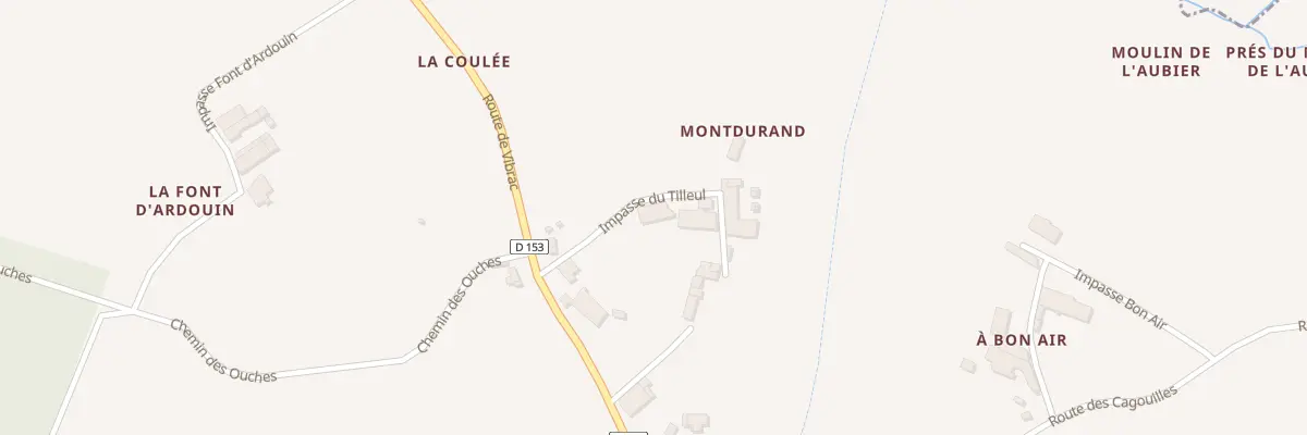 Plan du 5063 Montdurant à Mérignac