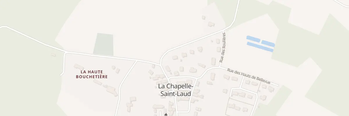 Plan du 8 Rte de Lézigné à La Chapelle-Saint-Laud