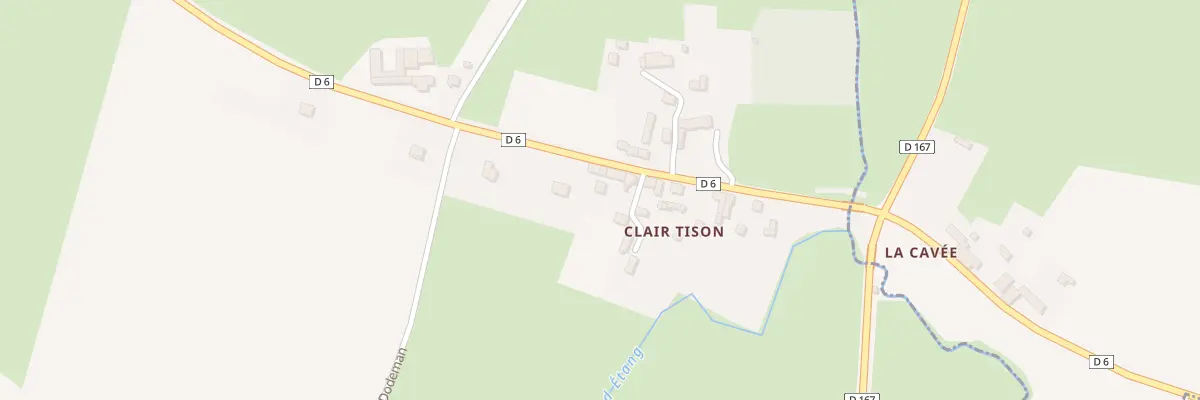 Plan du 8 Rte de Clair Tison à Cesny-les-Sources