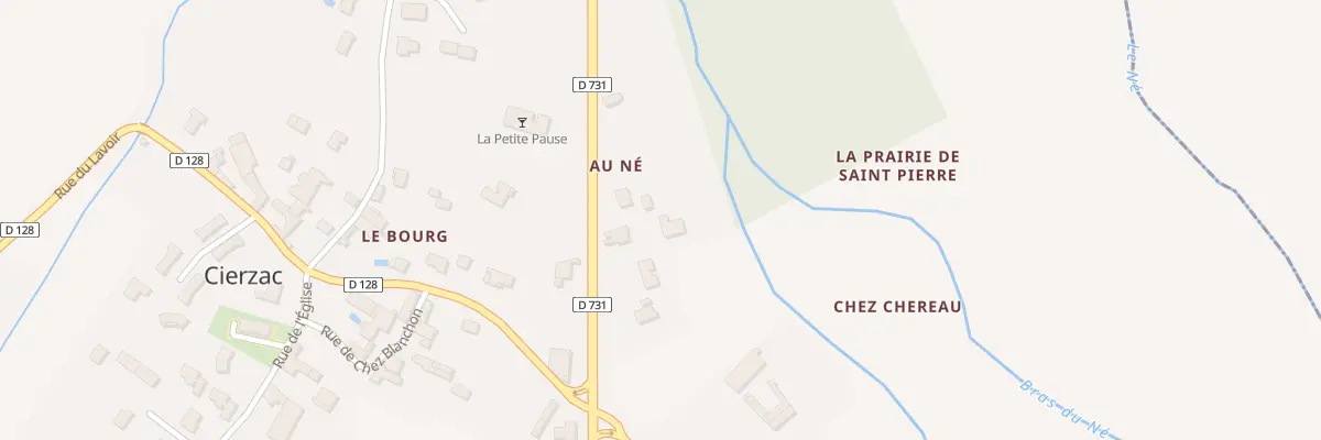 Plan du 6 Rte de Cognac à Cierzac