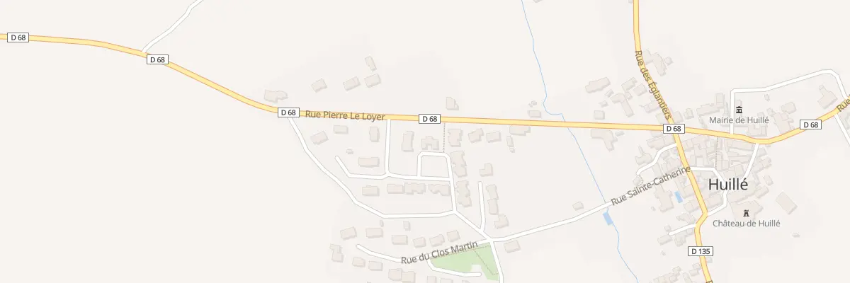 Plan du 20 Rue du Beignet à Huillé-Lézigné