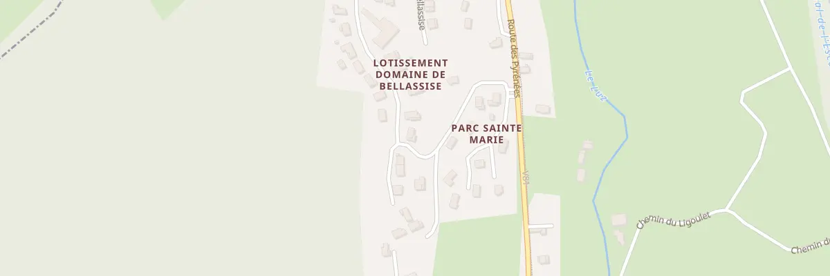 Plan du 6 Lot Domaine de Bellassise à Baliros