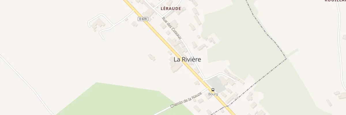 Plan du 19B Le Bourg à La Rivière