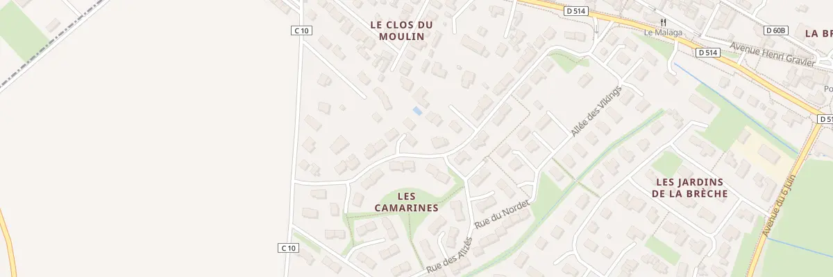 Plan du 286 Rue Flandres Dunkerque à Hermanville-sur-Mer
