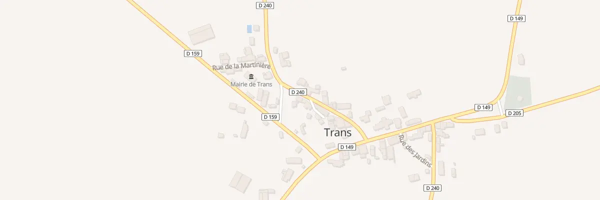 Plan du 7 Rue des Lavandières à Trans