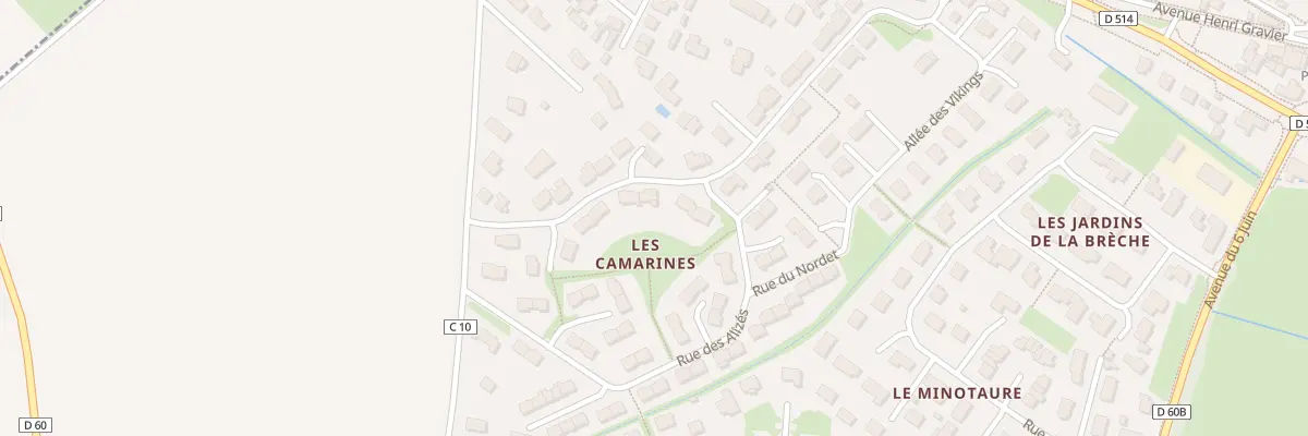 Plan du 283 Rue Flandres Dunkerque à Hermanville-sur-Mer