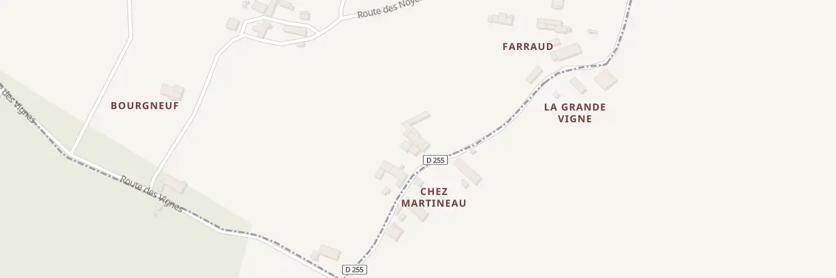 Plan du 5016A Chez Martinaud à Vanzac