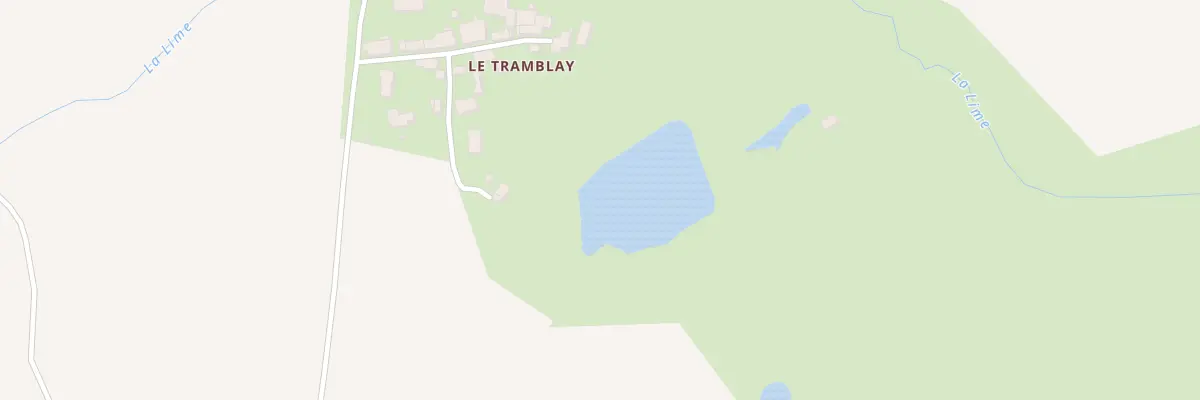 Plan du 3 Le Tremblay à Adilly