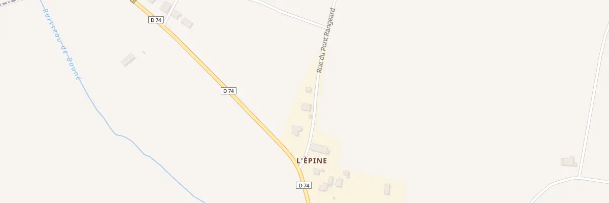 Plan du 1 Rue du Pont Rangeard à Cornillé-les-Caves