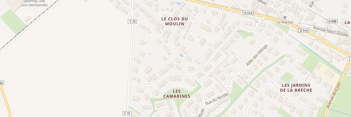 Plan du 296 Rue Flandres Dunkerque à Hermanville-sur-Mer