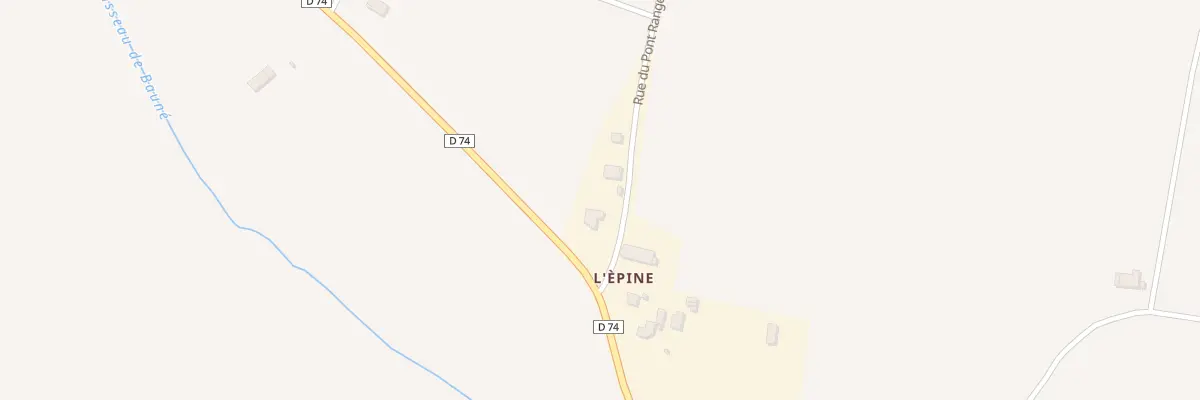 Plan du 1060 Rue du Pont Rangeard à Cornillé-les-Caves