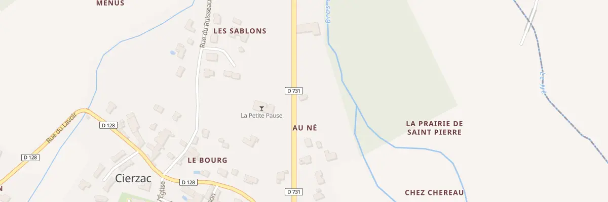 Plan du 12 Rte de Cognac à Cierzac