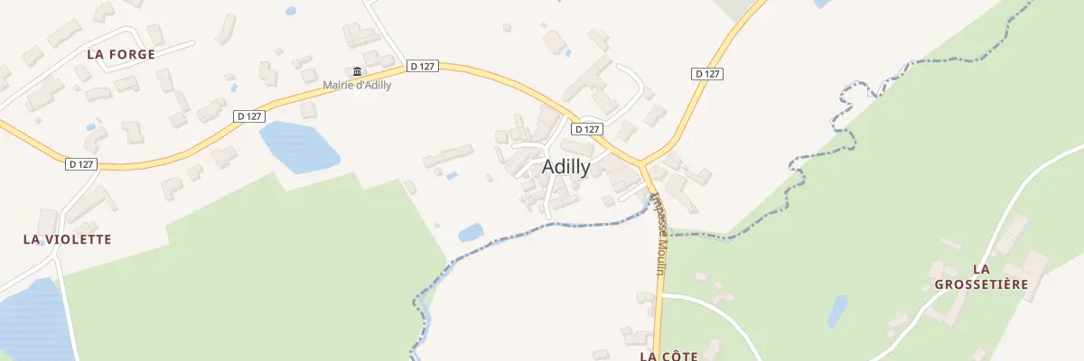 Plan du 8 Rue du Tilleul à Adilly