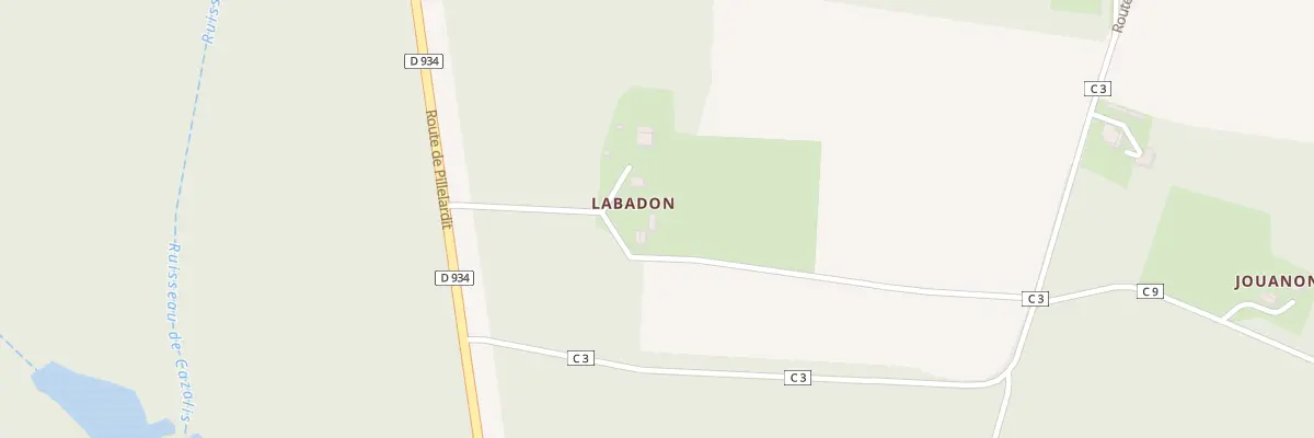 Plan du 2488 Rte du Matila à Lacquy