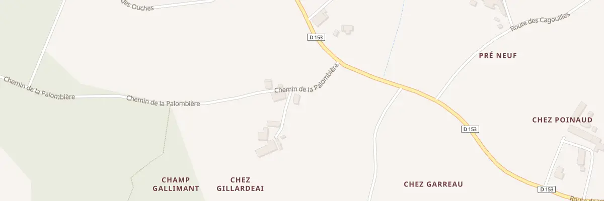 Plan du 5054 Chez Gillardeau à Mérignac