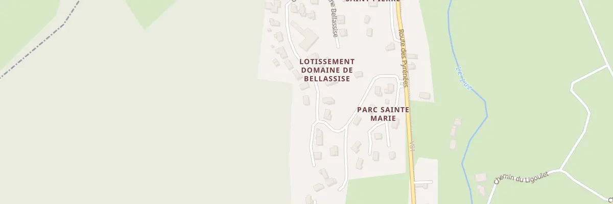 Plan du 13 Lot Domaine de Bellassise à Baliros