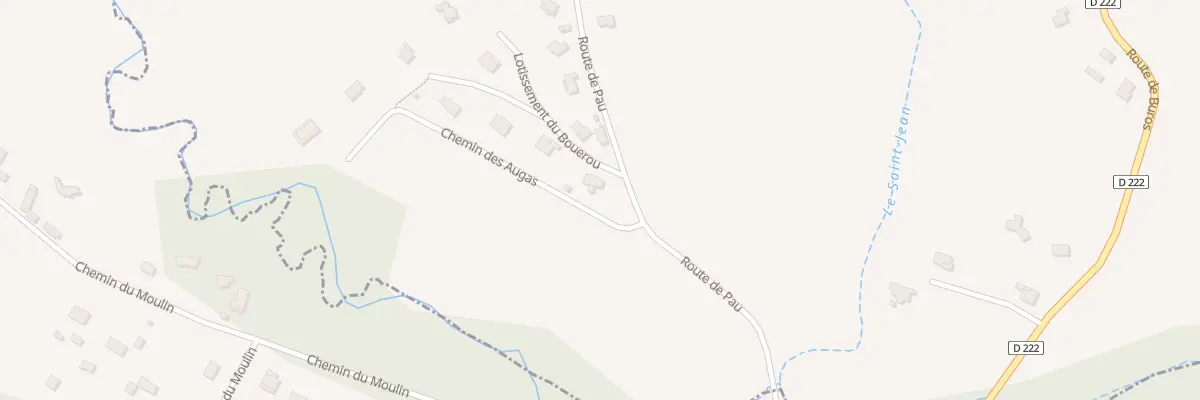 Plan du 2 Che des Augas à Saint-Castin