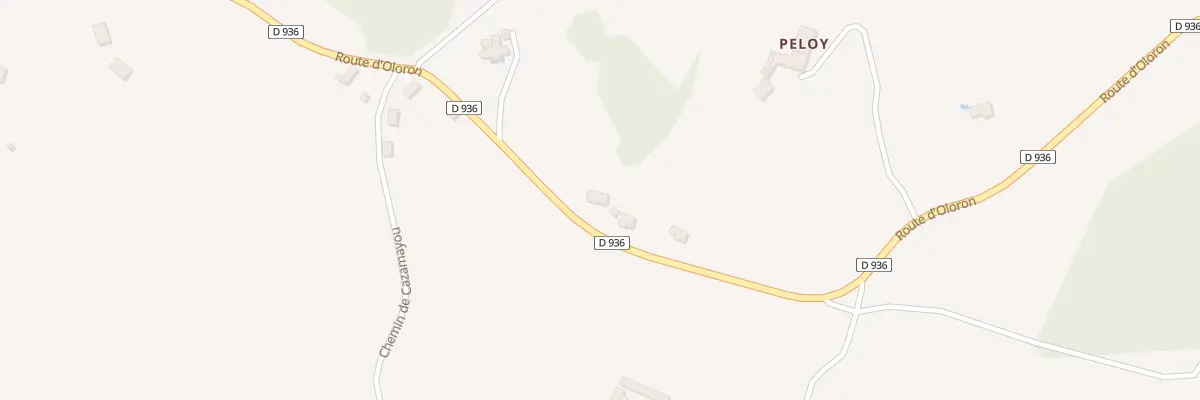 Plan du 9584 Rte d’Oloron à Arros-de-Nay