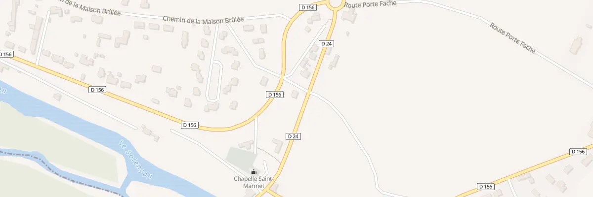 Plan du 3 Rte du Solencon à Merpins
