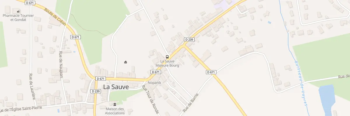 Plan du 46 Rue Saint Jean à La Sauve