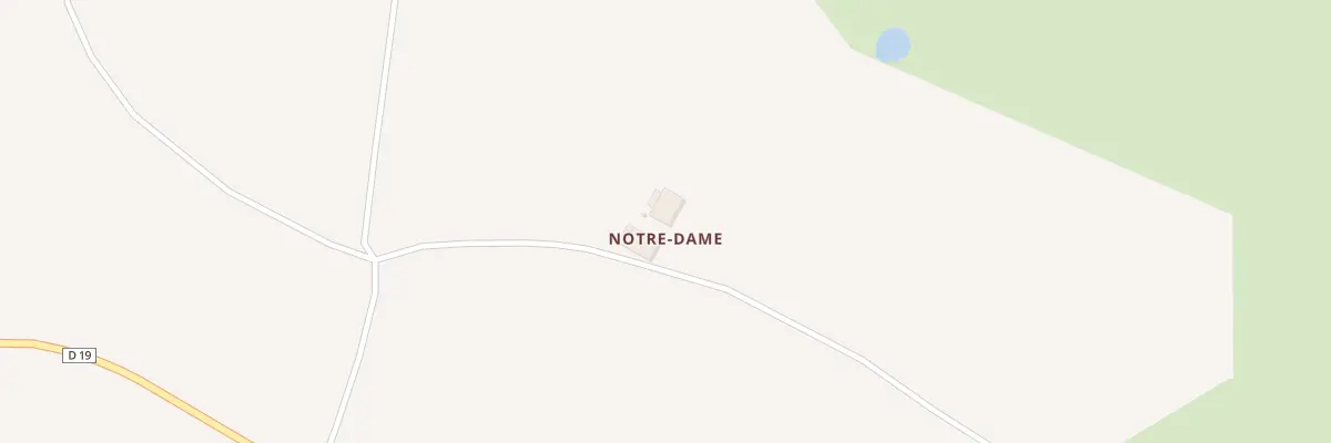 Plan du 5047 Notre Dame à Adilly