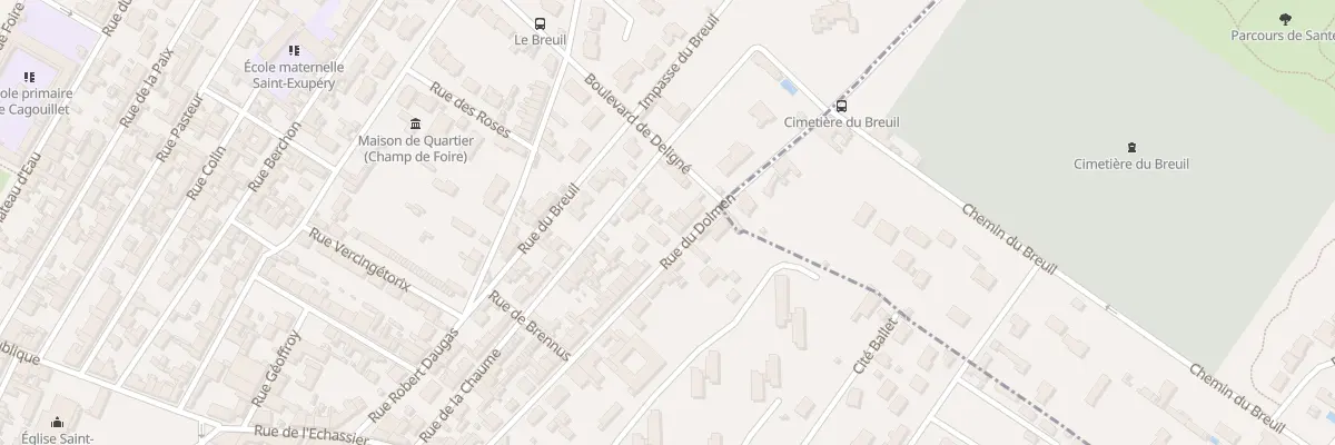 Plan du 51 Rue du Dolmen à Cognac