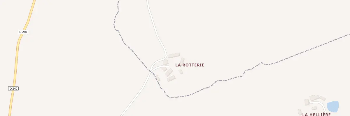 Plan du 2 La Rotterie à Trans