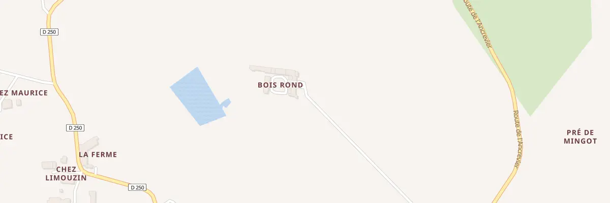 Plan du 5056B Bois Rond à Saint-Ciers-Champagne
