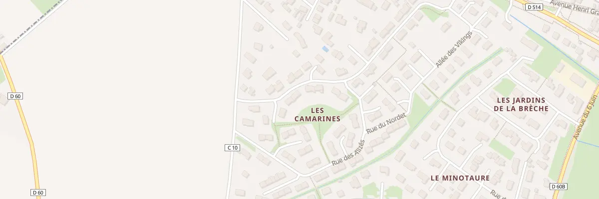 Plan du 337 Rue Flandres Dunkerque à Hermanville-sur-Mer