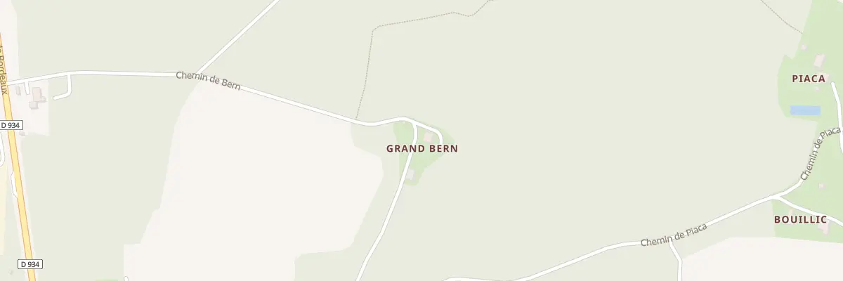 Plan du 430 Che de Bern à Pouydesseaux