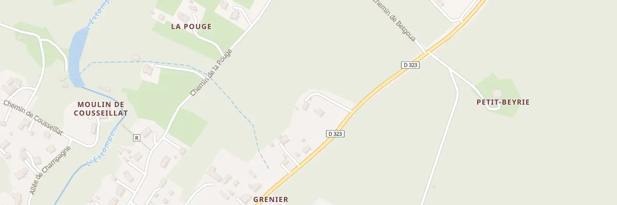Plan du 1217 Rue de la Gde Lande à Roquefort