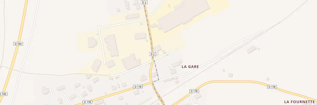 Plan du 5129 La Gare à Verruyes