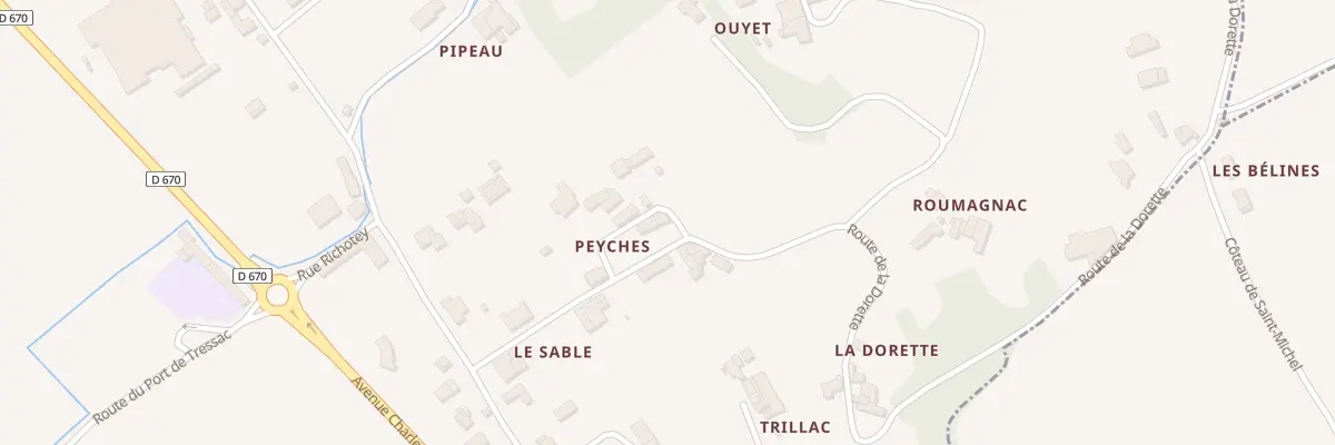 Plan du 62 Peyches à La Rivière