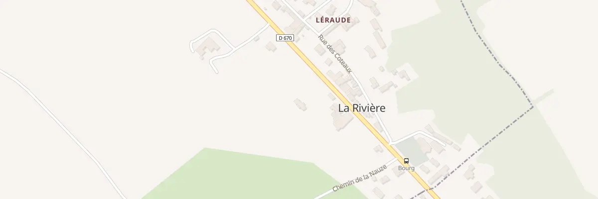 Plan du 138 Le Bourg à La Rivière