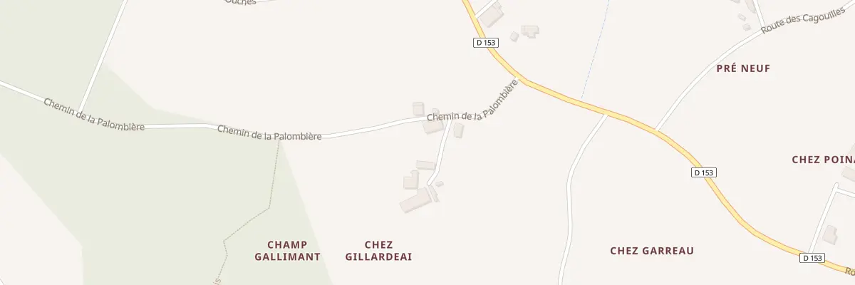 Plan de Chez Gillardeau à Mérignac