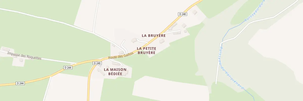 Plan du 2820 Rte des Gallois aux Loges-Saulces