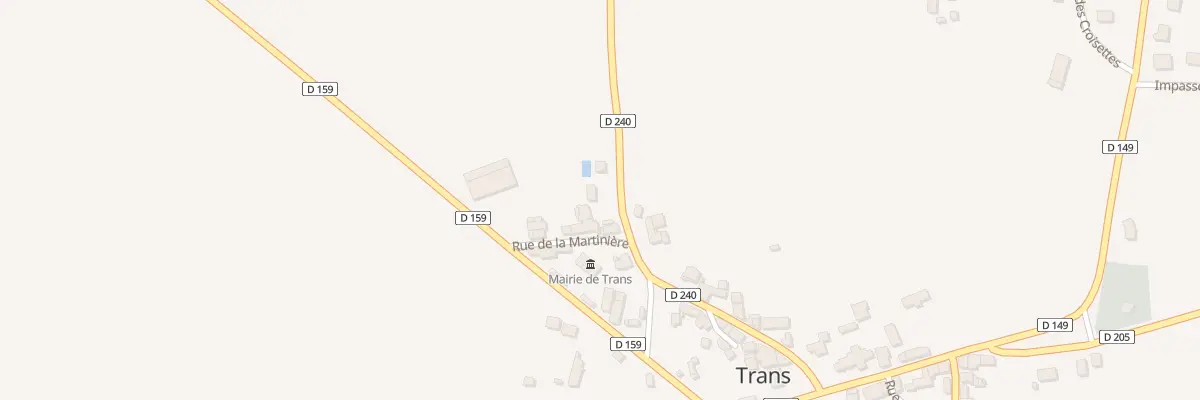 Plan du 13 Rue des Lavandières à Trans