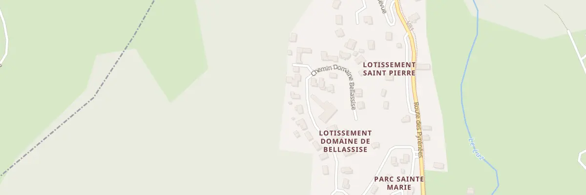 Plan du 25 Lot Domaine de Bellassise à Baliros