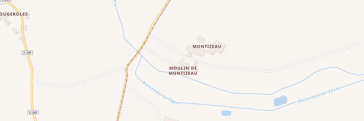 Plan du 5267 Montizeau à Saint-Maigrin