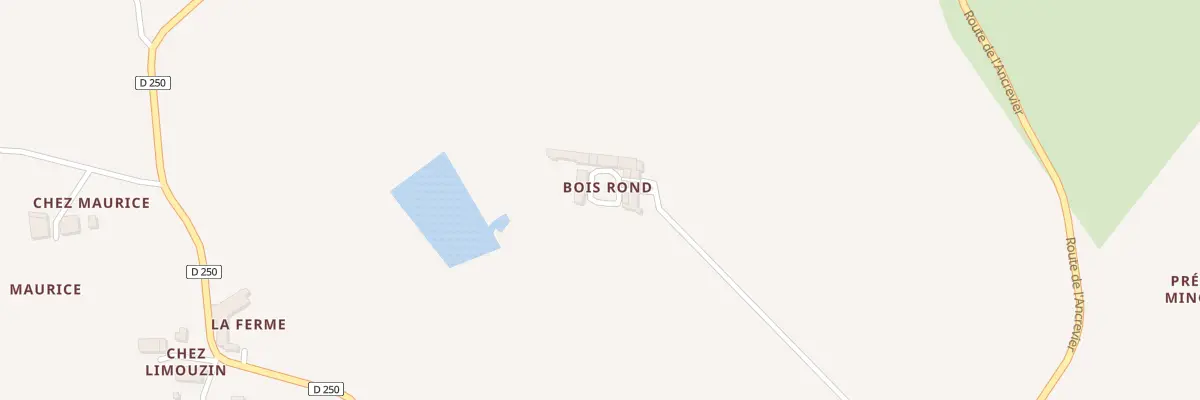 Plan du 1 Bois Rond à Saint-Ciers-Champagne
