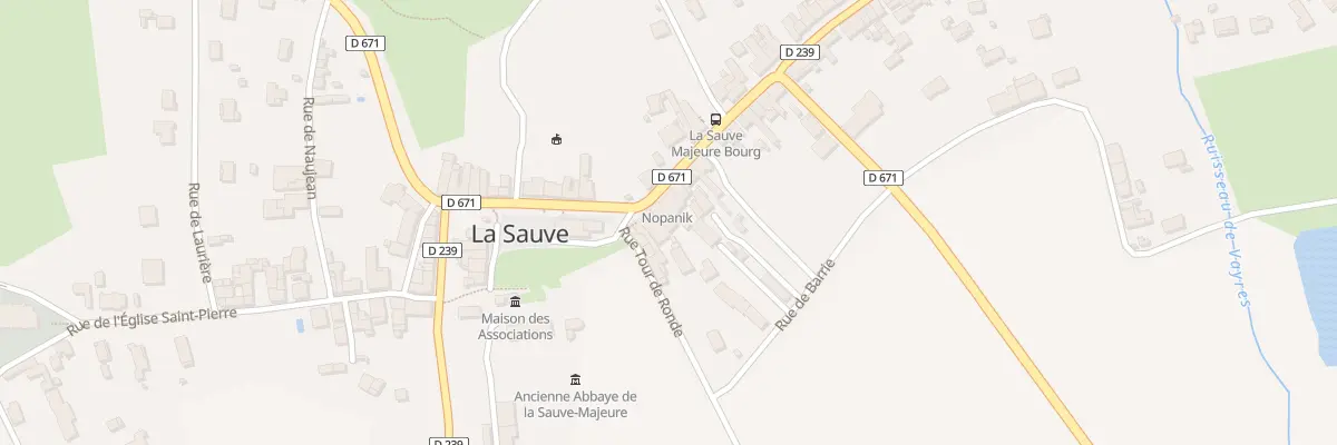 Plan du 11 Rue de Barrie à La Sauve