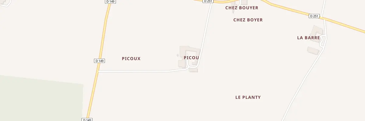 Plan du 5042 Picou à Arthenac