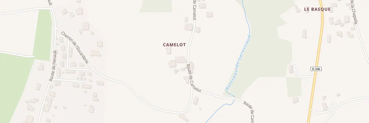 Plan du 30 Rte de Camelot à Villegouge