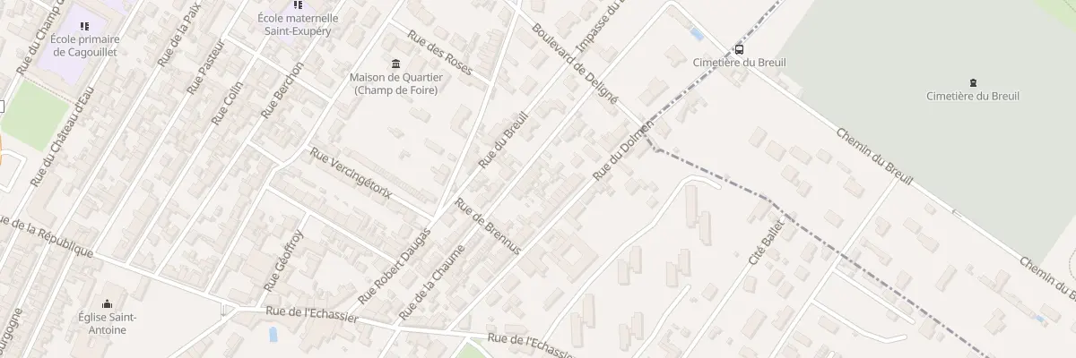 Plan du 30 Rue de la Chaume à Cognac