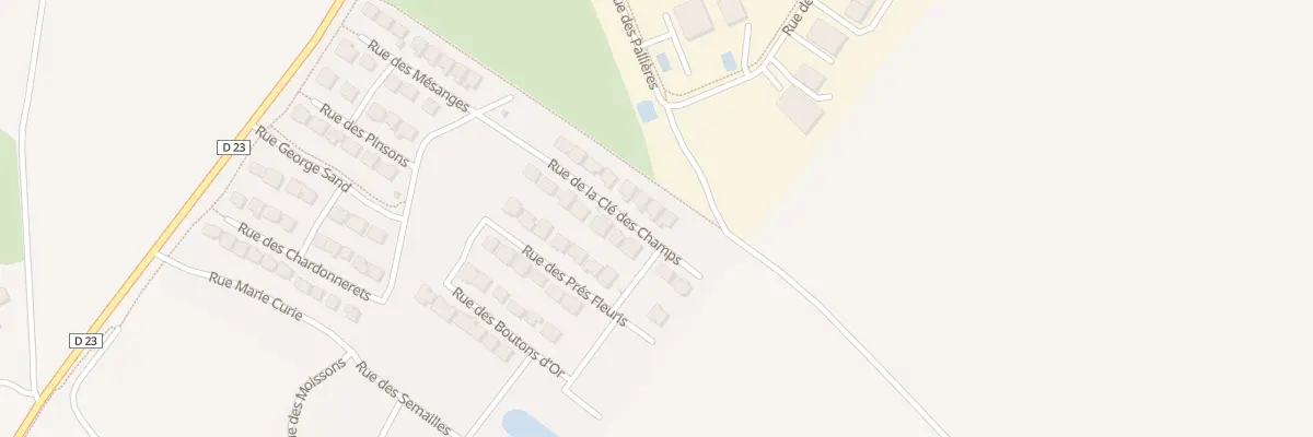 Plan du 13 Rue de la Clef des Champs à Bretteville-sur-Laize