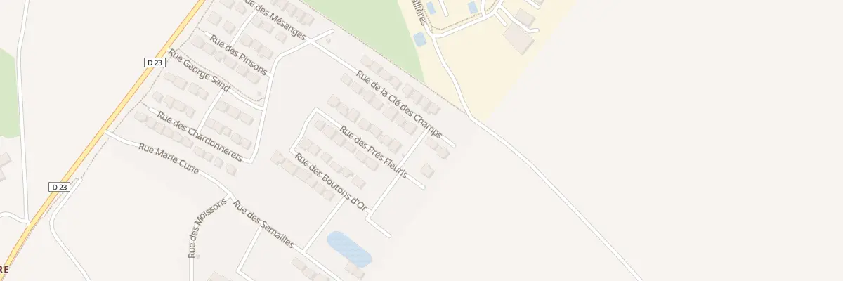 Plan du 20 Rue de la Clef des Champs à Bretteville-sur-Laize